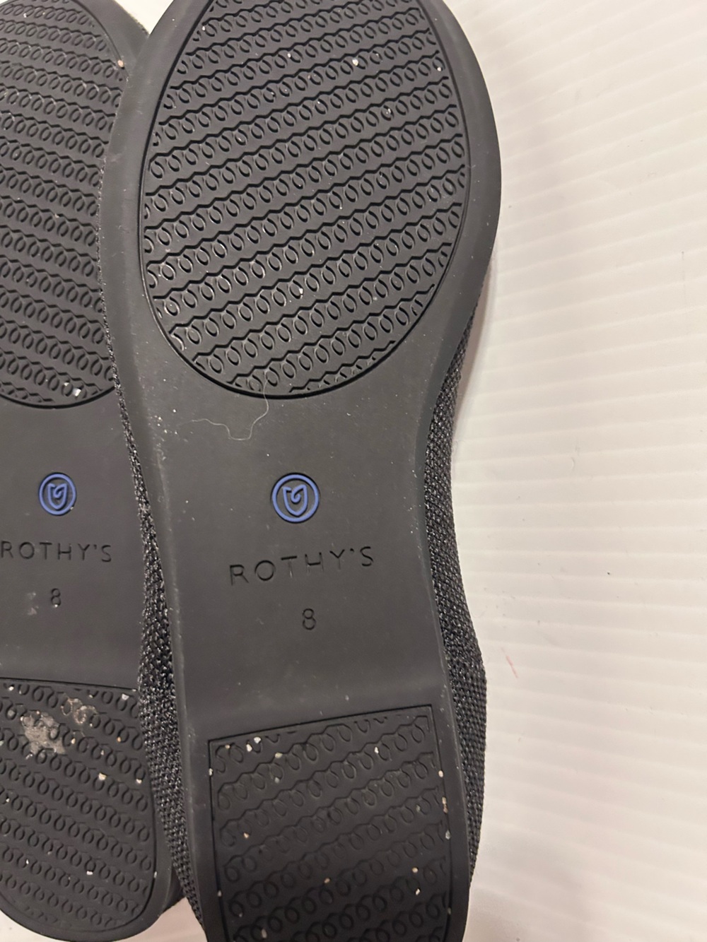 Rothy's Black slip on flat shoe women size 8 - Picture 7 of 7